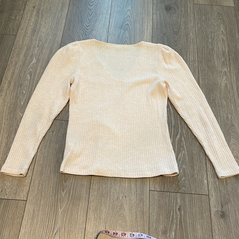 J.Crew Ribbed Puff Sleeve Top - Picture 10 of 10